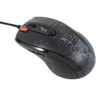 A4tech F5, V-Track herní myš, až 3000DPI, paměť 160kB, 7 tlačítek, USB, černá A4tech F5, V-Track herní myš, až 3000DPI, paměť 160kB, 7 tlačítek, USB, černá