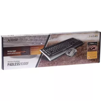 A4tech 9300F set bezdr. kláv. + bezdr. V-Track optická myš, CZ/US, USB