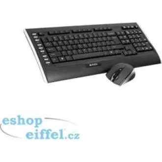 A4tech 9300F set bezdr. kláv. + bezdr. V-Track optická myš, CZ/US, USB