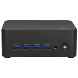 MSI PC Cubi Z AI 8M-004BEU, R9 8945HS, N/A, N/A SSD, N/A, No OS, Black