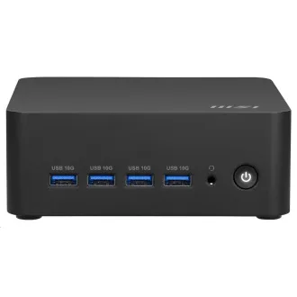 MSI PC Cubi Z AI 8M-008BEU, R5 8645HS, N/A, N/A SSD, N/A, No OS, Black
