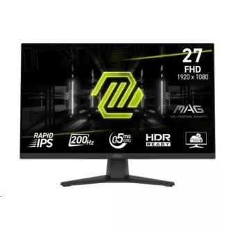 MSI LCD MAG 272F, 27", IPS, FHD, 200Hz, 0, 5ms, Black
