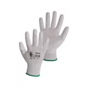 Povrstvené rukavice BRITA, bílé, vel. 06