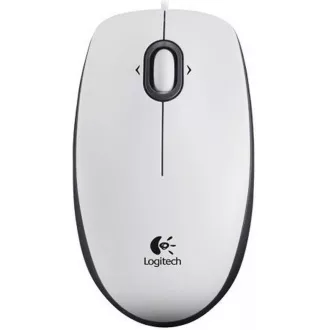 Logitech Mouse B100, white