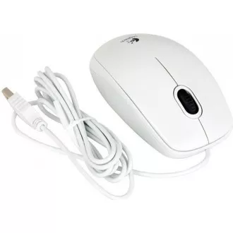 Logitech Mouse B100, white