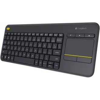 Logitech Wireless Keyboard Touch Unifying K400 Plus, CZ