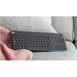 Logitech Wireless Keyboard Touch Unifying K400 Plus, CZ