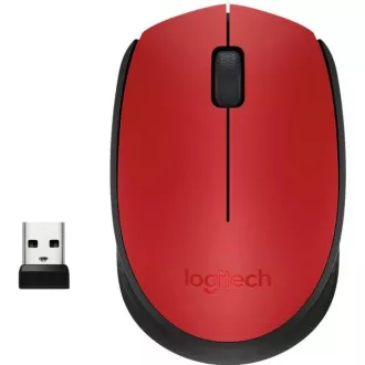 Logitech Wireless Mouse M171, red