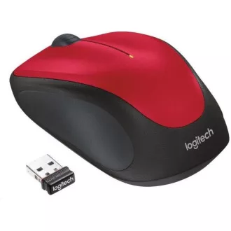 Logitech Wireless Mouse M235, red