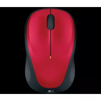 Logitech Wireless Mouse M235, red