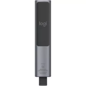 Logitech prezentér Spotlight Plus, Bezdrátový, Bluetooth, tmavě šedá