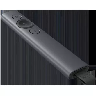 Logitech prezentér Spotlight Plus, Bezdrátový, Bluetooth, tmavě šedá