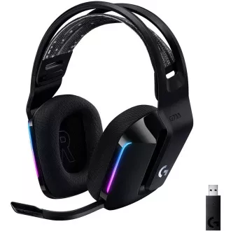 Logitech herní sluchátka G733, LIGHTSPEED Wireless RGB Gaming Headset, EMEA, white