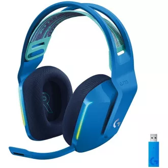 Logitech herní sluchátka G733, LIGHTSPEED Wireless RGB Gaming Headset, EMEA, black