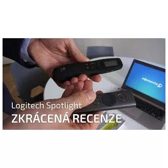 Logitech prezentér Spotlight, Bezdrátový, Bluetooth, zlatá