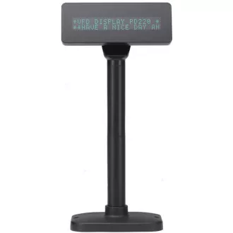 Virtuos zákaznický display FV-2029M, 2 x 20 znaků 9 mm, RS232, včetně napájení +12V