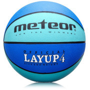 Basketbalový míč METEOR LAYUP vel.4, modrý