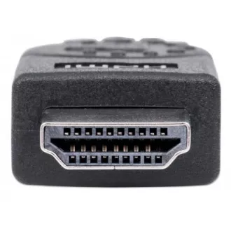MANHATTAN kabel High Speed HDMI 4K, 3D, Male to Male, stíněný, černý, 1, 8m