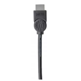 MANHATTAN kabel High Speed HDMI 4K, 3D, Male to Male, stíněný, černý, 1, 8m