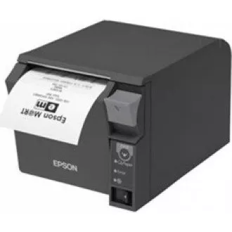 EPSON TM-T70II pokladní tiskárna, USB + serial, černá, řezačka, se zdrojem
