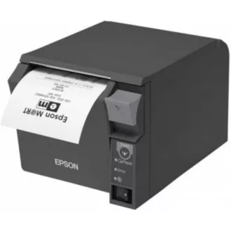 EPSON TM-T70II pokladní tiskárna, USB + serial, černá, řezačka, se zdrojem