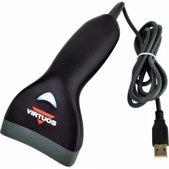 Virtuos CCD čtečka HT-10, USB (klávesnice/RS232 emulace), černá