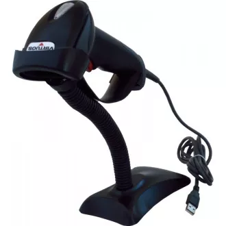 Virtuos laserová čtečka HT-900A, USB (emulace klávesnice/RS232), černá