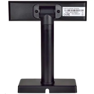 Virtuos LCD zákaznický displej Virtuos FL-2026MB 2x20, USB, černý - Použité Virtuos LCD zákaznický displej Virtuos FL-2026MB 2x20, USB, černý - Použité