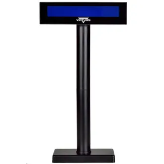 Virtuos LCD zákaznický displej Virtuos FL-2026MB 2x20, USB, černý - Použité Virtuos LCD zákaznický displej Virtuos FL-2026MB 2x20, USB, černý - Použité