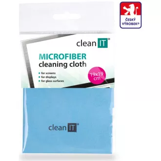 CLEAN IT čisticí utěrka z mikrovlákna, malá světle modrá