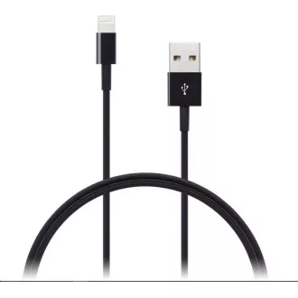 CONNECT IT Wirez Apple Lightning - USB, černý, 1m