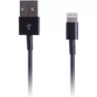 CONNECT IT Wirez Apple Lightning - USB, černý, 1m