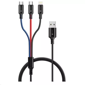 CONNECT IT Wirez 3in1 USB-C & Micro USB & Lightning, 1, 2 m