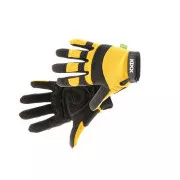 BRICK rukavice kombinované žlutá 10