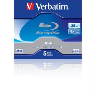 VERBATIM BD-R SL(5-pack)Blu-Ray/Jewel/6x/25GB