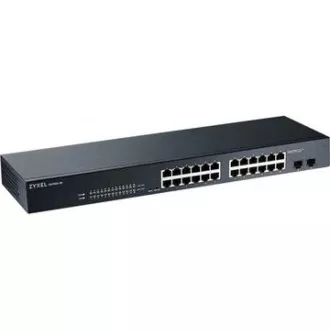 Zyxel GS1900-24 v2 26-port Gigabit Web Smart switch, 24x gigabit RJ45, 2x SFP, fanless