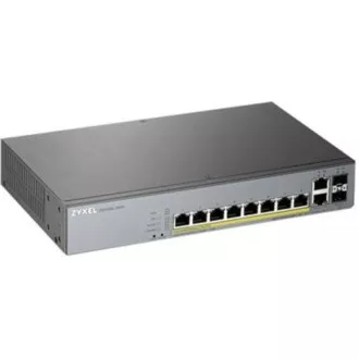 Zyxel GS1350-12HP 12 Port smart managed CCTV PoE switch, long range, 130W, 10x GbE, 2x SFP