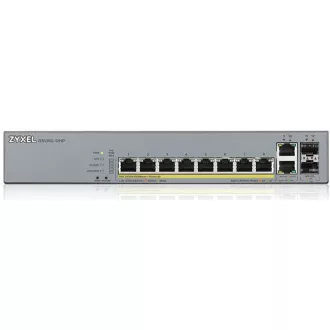 Zyxel GS1350-12HP 12 Port smart managed CCTV PoE switch, long range, 130W, 10x GbE, 2x SFP