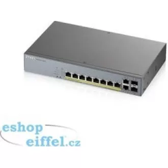 Zyxel GS1350-12HP 12 Port smart managed CCTV PoE switch, long range, 130W, 10x GbE, 2x SFP