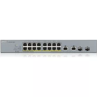 Zyxel GS1350-18HP 18 Port smart managed CCTV PoE switch, long range, 250W, 16x GbE, 2x combo RJ45/SFP