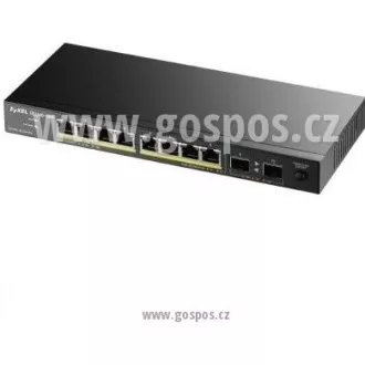 Zyxel GS1100-10HP v2 10-port Desktop Gigabit PoE Switch, 8x gigabit PoE RJ45, 2x SFP, 120W PoE budget