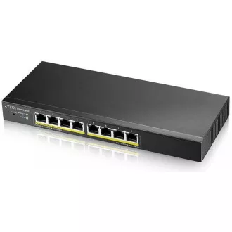 Zyxel GS1915-8EP 8-port Gigabit Web Smart PoE switch, 8x gigabit RJ45, fanless, 60W PoE budget