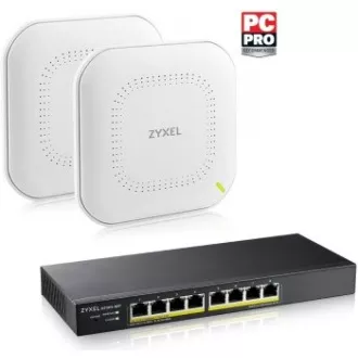 Zyxel GS1915-8EP 8-port Gigabit Web Smart PoE switch, 8x gigabit RJ45, fanless, 60W PoE budget