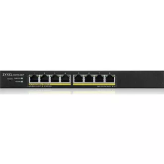Zyxel GS1915-8EP 8-port Gigabit Web Smart PoE switch, 8x gigabit RJ45, fanless, 60W PoE budget