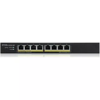 Zyxel GS1915-8EP 8-port Gigabit Web Smart PoE switch, 8x gigabit RJ45, fanless, 60W PoE budget