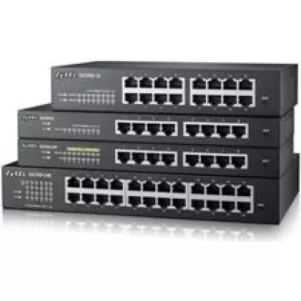 Zyxel GS1900-8HP v3 8-port Desktop Gigabit Web Smart PoE switch: 8x Gigabit metal, IPv6, PoE budget 70W, fanless