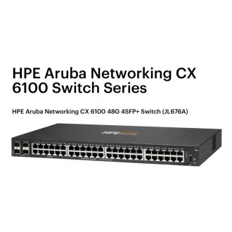 HPE Aruba Networking CX6100 48G 4SFP+ Switch RENEW JL676A