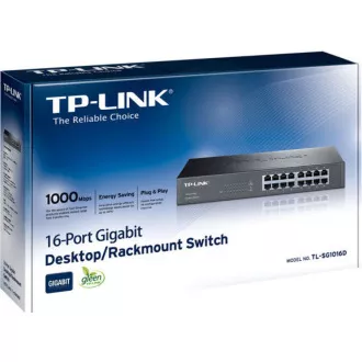 TP-Link switch TL-SG1016D (16xGbE, fanless)