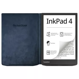 POCKETBOOK pouzdro Charge pro InkPad Color3, InkPad 4, noční modrá