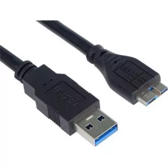PREMIUMCORD Kabel USB 3.0 A - Micro B 1m, propojovací (M/M)